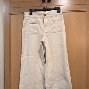 The Loft Palmer Wide Leg Cropped Pants